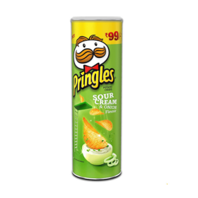 Pringles Potato Crisps Sour Cream & Onion